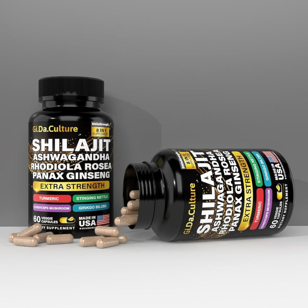 Fórmula Avanzada 8 en 1  Shilajit Blend Premium - BLACK FRIDAY