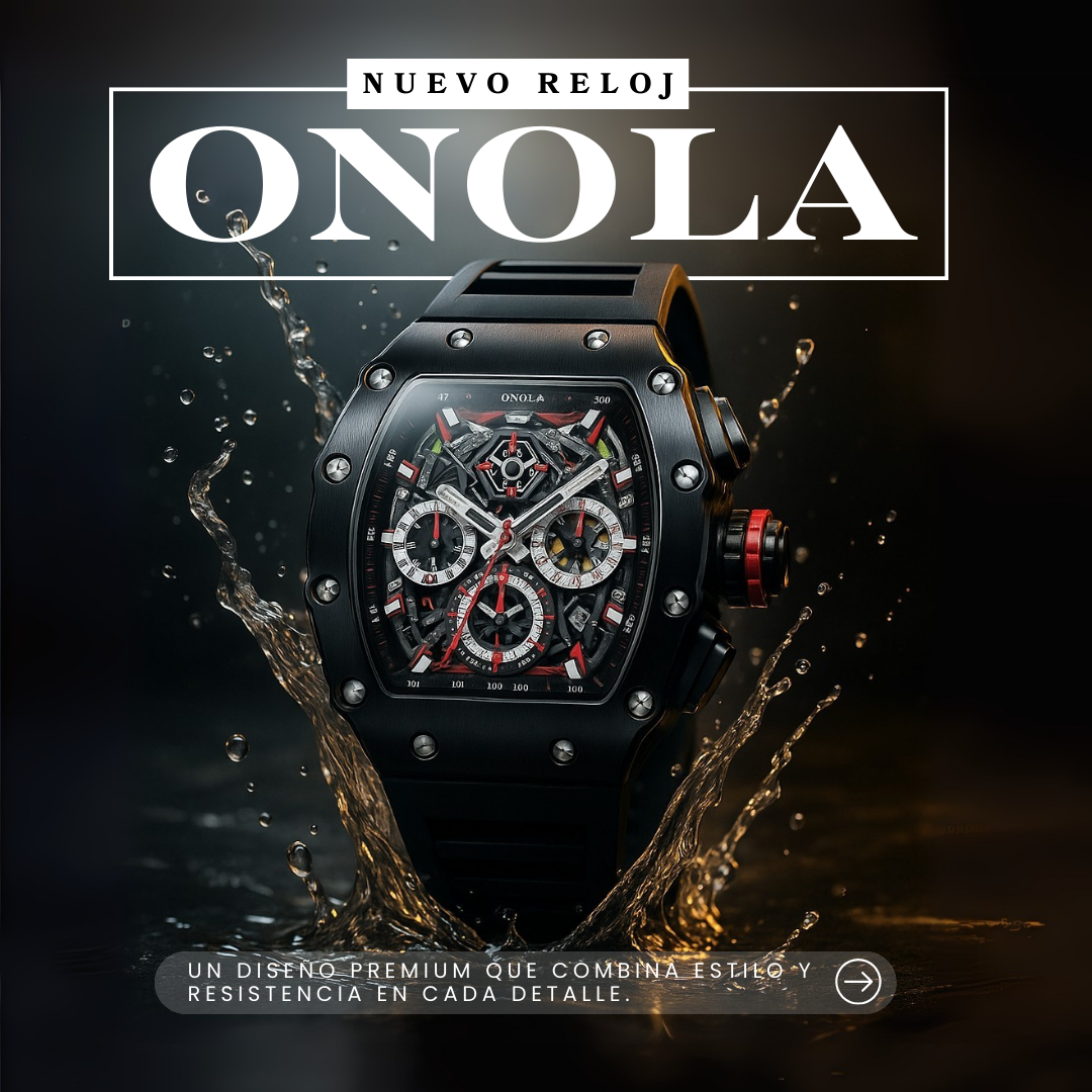 ONOLA™ – El reloj ejecutivo-deportivo que proyecta liderazgo en la oficina y dominio en el campo